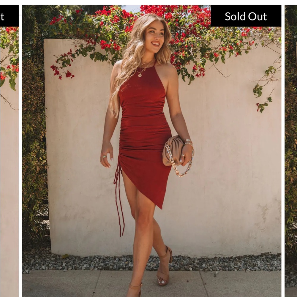 Vici Cinched Side Bodycon Dress